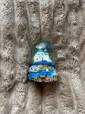Tinos Greek Village Snow Globe